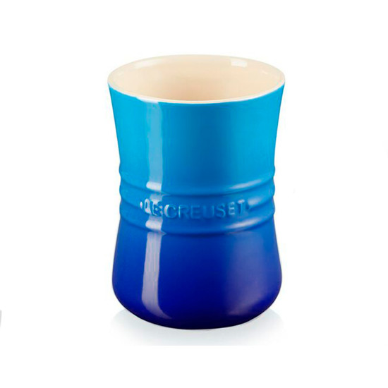 Imagem PORTA UTENSÍLIOS 1,1L SIGNATURE AZURE BLUE EM CERÂMICA 16,3X11,6X11,6CM - LE CREUSET
