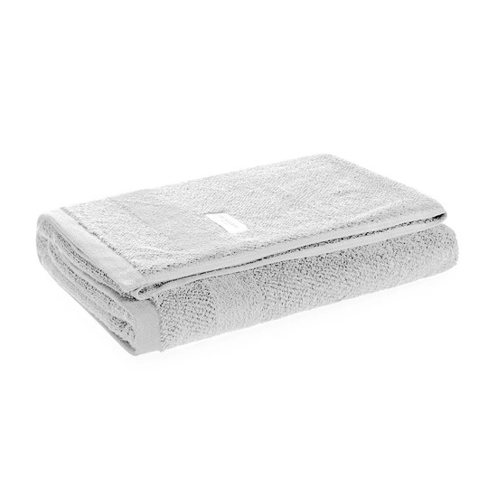 Imagem TOALHA BANHÃO BORGIA EM ALGODÃO VELUDO BRANCO GELO 150X86CM - TRUSSARDI