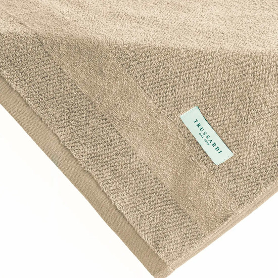 Imagem TOALHA DE ROSTO BORGIA EM ALGODÃO VELUDO NOCCIOLA 80X48CM - TRUSSARDI