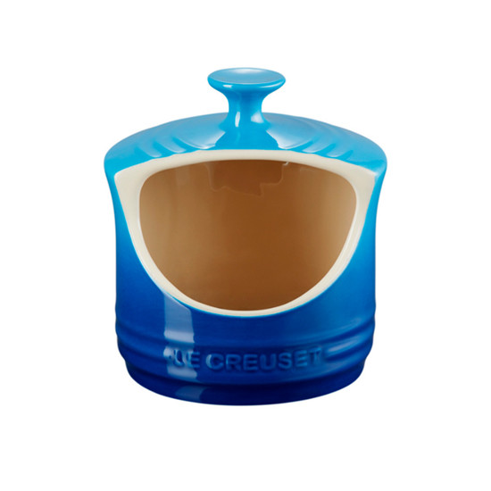 Imagem PORTA SAL 300ML AZURE BLUE EM CERÂMICA 13,3X12,3X12,3CM - LE CREUSET