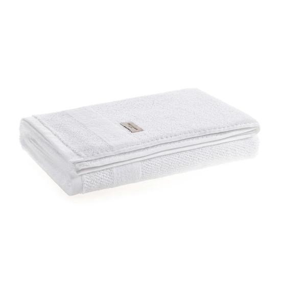 Imagem TOALHA BANHÃO BORGIA EM ALGODÃO VELUDO BRANCO 150X86CM - TRUSSARDI