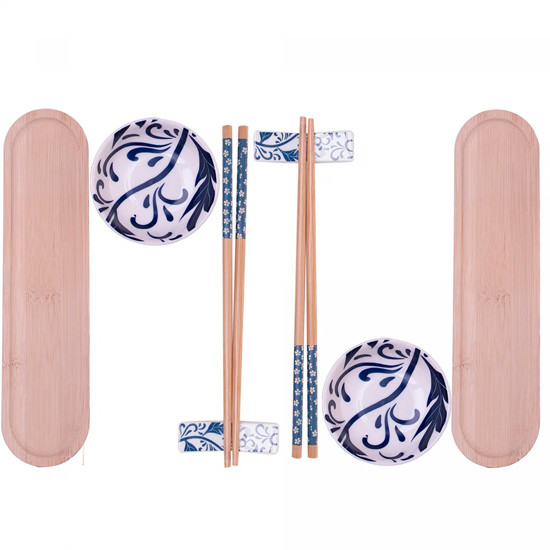 Imagem CONJUNTO GIFU 8 PEÇAS PARA SUSHI DE BAMBU - WOLFF