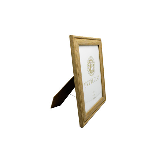 Imagem PORTA-RETRATO DECORATIVO EM MDF COM BORDA BEGE 30X25X2CM - ENTRECASA