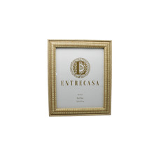 Imagem de PORTA-RETRATO DECORATIVO EM MDF COM BORDA TEXTURA PALHA 30X25X2CM - ENTRECASA - Inverno Verao Comercio De Modas E Decoracao Eireli