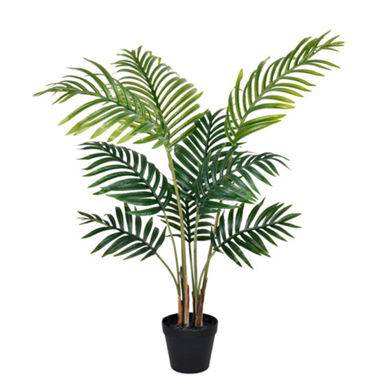 Imagem PLANTA DECORATIVA PALMEIRA VERDE TOQUE REAL 90X55CM - GRILLO