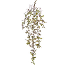 Imagem de PENDENTE DECORATIVO DE FOLHAS VERDE OUTONO EM PLÁSTICO 60X22CM - GRILLO - Grillo Ltda
