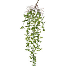 Imagem de PENDENTE DECORATIVO DE FOLHAS VERDES EM PLÁSTICO 60X22CM - GRILLO - Grillo Ltda