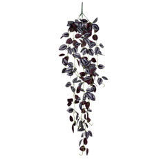 Imagem de PENDENTE DECORATIVO DE FOLHAS FOLHAS LAVANDA EM PLÁSTICO 111X23CM - GRILLO - Grillo Ltda
