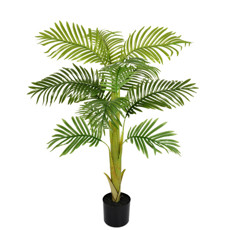 Imagem de PLANTA DECORATIVA PALMEIRA REAL VERDE EM PLÁSTICO 95X100CM - GRILLO - Grillo Ltda