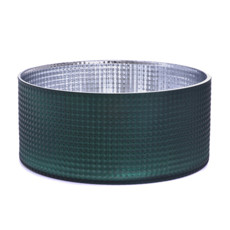 Imagem de VASO DECORATIVO VERDE MUSGO EM VIDRO 10X23X23CM - GRILLO - Grillo Ltda