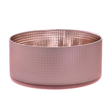 Imagem de VASO DECORATIVO ROSÊ EM VIDRO 10X23X23CM - GRILLO - Grillo Ltda