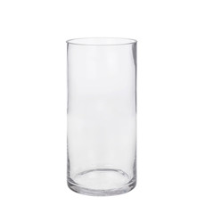 Imagem de VASO DECORATIVO FORMATO TUBO EM VIDRO 20X10X10CM - GRILLO - Grillo Ltda