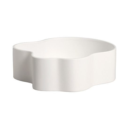 Imagem VASO FLOREIRA DECORATIVO EM CERÂMICA BRANCO FOSCO 12X39CM - CERÂMICA MAZZOTTI