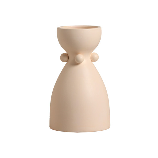 Imagem VASO DECORATIVO EM CERÂMICA ROSÊ FOSCO 29,5X18CM - CERÂMICA MAZZOTTI