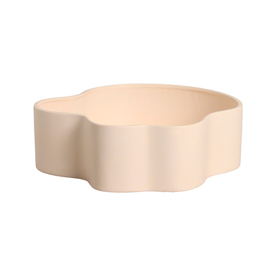 Imagem VASO FLOREIRA DECORATIVO EM CERÂMICA ROSÊ FOSCO 12X39CM - CERÂMICA MAZZOTTI