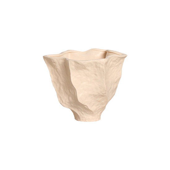 Imagem VASO DECORATIVO EM CERÂMICA ROSA FOSCO 20X25,5CM - CERÂMICA MAZZOTTI