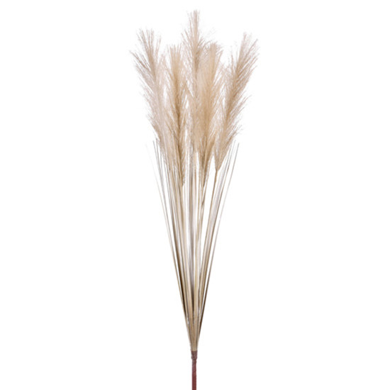 Imagem HASTE DECORATIVA DE PAMPAS CAFÉ EM PLÁSTICO MOLDÁVEL 105X25CM - GRILLO