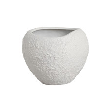 Imagem de VASO REDONDO DECORATIVO BRANCO FOSCO EM CERÂMICA 18,5X22,5CM - CERÂMICA MAZZOTTI - Ceramica Artistica Mazzotti Ltda