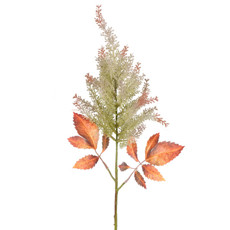 Imagem de HASTE DECORATIVA DE ASTILBE VERDE OUTONO EM PLÁSTICO MOLDÁVEL 70X25CM - GRILLO - Grillo Ltda