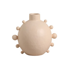 Imagem de VASO FLOREIRA DECORATIVO ROSÊ FOSCO EM CERÂMICA 23,5X26CM - CERÂMICA MAZZOTTI - Ceramica Artistica Mazzotti Ltda