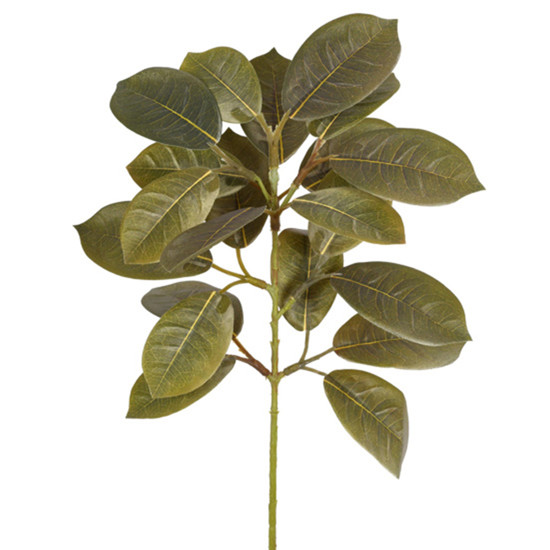 Imagem HASTE FOLHAS PACHIRA VERDE EM PLÁSTICO MOLDÁVEL 40X15CM - GRILLO