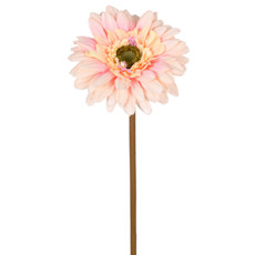 Imagem de HASTE DECORATIVA DE GERBERA BLUSH OUTONADA EM PLÁSTICO MOLDÁVEL 48X10CM - GRILLO - Grillo Ltda
