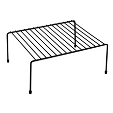 Imagem de ORGANIZADOR PARA ARMÁRIO PRETO EM AÇO 14X38X25CM - MOR - Metalurgica Mor S.A- Filial Pernambuco