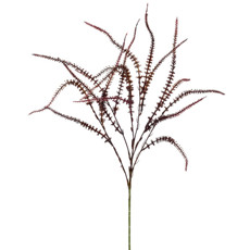 Imagem de HASTE PENDENTE DECORATIVA DE CATTAIL VERMELHO OUTONO EM PLÁSTICO MOLDÁVEL - GRILLO - Grillo Ltda