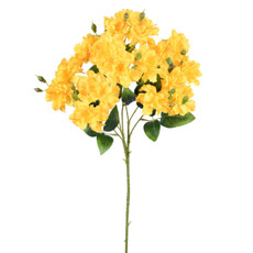 Imagem de HASTE DECORATIVA DE CEREJEIRA AMARELA EM PLÁSTICO MOLDÁVEL 82X7CM - GRILLO - Grillo Ltda