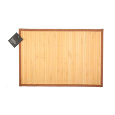 Imagem de LUGAR AMERICANO ESTEIRA PREMIUM BAMBU MOCCA 45X30CM - PARAMOUNT INDUSTRIA - Paramount Ind E Com De Plast Ltda