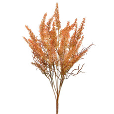 Imagem de BUQUÊ DECORATIVO DE FOLHAS SILVESTRES LARANJA EM PLÁSTICO MOLDÁVEL 57X20CM - GRILLO - Grillo Ltda