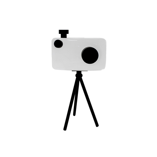 Imagem MÁQUINA FOTOGRÁFICA DECORATIVA EM ACRÍLIO COM TRIPÉ 26X14X9CM - ENTRECASA