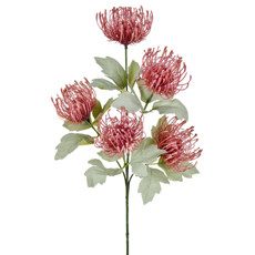 Imagem de HASTE DECORATIVA DE LICOSPERMUM ROSA EM PLÁSTICO MOLDÁVEL 70X25CM - GRILLO - Grillo Ltda