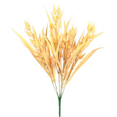 Imagem de BUQUÊ DECORATIVO DE GRAMA MISTA BEGE EM PLÁSTICO MOLDÁVEL 40X13CM - GRILLO - Grillo Ltda