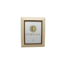 Imagem de PORTA-RETRATO DECORATIVO EM MDF TEXTURIZADO BEGE 27X22X2CM - ENTRECASA - Inverno Verao Comercio De Modas E Decoracao Eireli