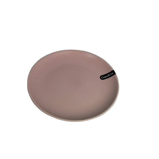 Imagem PRATO DE LANCHE COLOR HOME ROSA CHÁ 21CM COPA & CIA