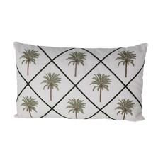 Imagem de RINEIRA TECIDO AQUATEC OFF COM BORDADO DE PALMEIRA 50X3010 CM - Sensorial Industria E Comercio Ltda