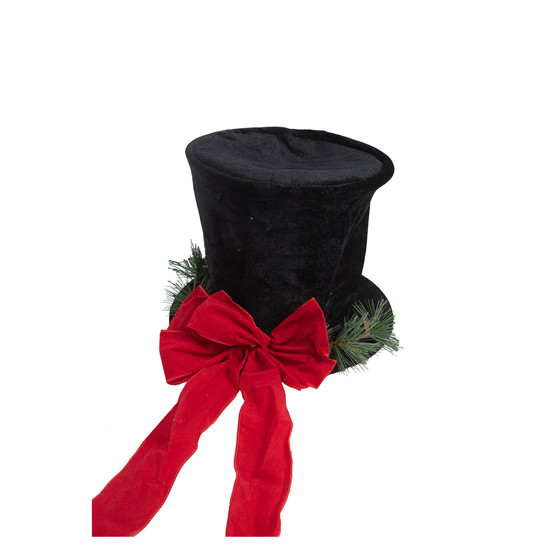 Imagem PONTEIRA PARA ÁRVORA DE NATAL FORMATO CARTOLA EM POLIÉSTER 26X22CM