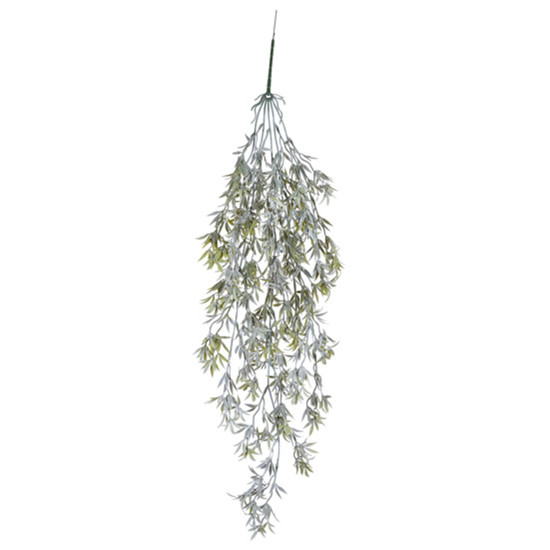 Imagem PENDENTE DECORATIVO DE GRAMA CREME VERDE EM PLÁSTICO 80X19CM - GRILLO