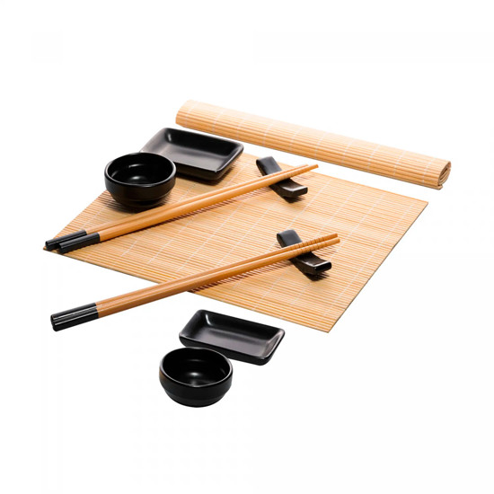 Imagem CONJUNTO 10 PEÇAS PARA SUSHI DE BAMBU OKINAWA - WOLFF