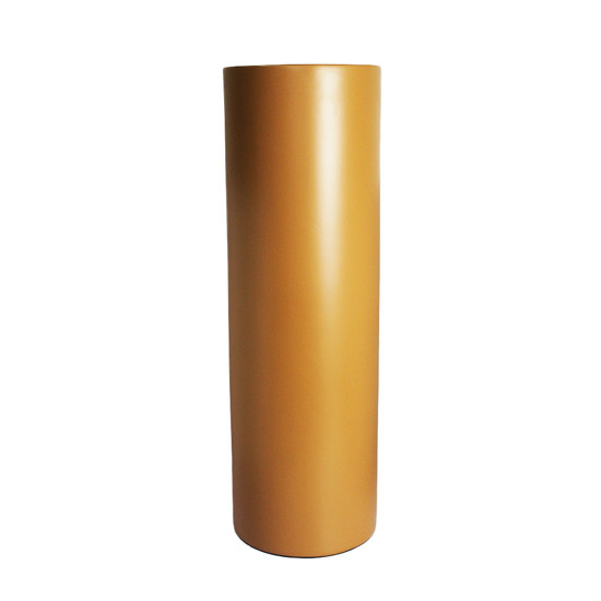 Imagem VASO DECORATIVO CILÍNDRICO EM CERÂMICA MOUSSE 69,5X22X22CM - CERÂMICA MAZZOTTI