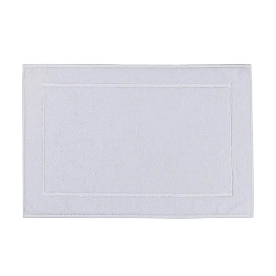 Imagem TOALHA DE PISO STARE 100% EM ALGODÃO FELPUDO BRANCO 86X60CM - TRUSSARDI