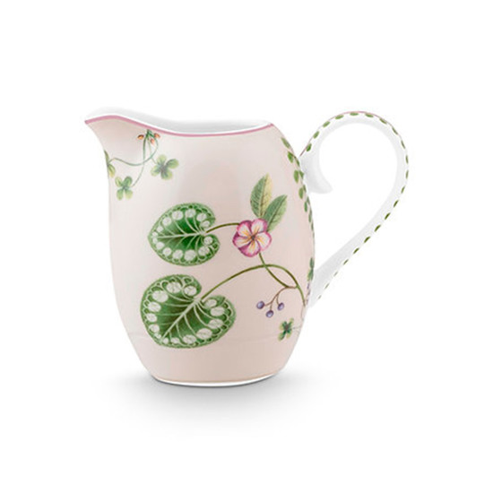 Imagem JARRINHA OFF WHITE 300ML LILY&LOTUS EM PORCELANA 10X12CM - PIP STUDIO