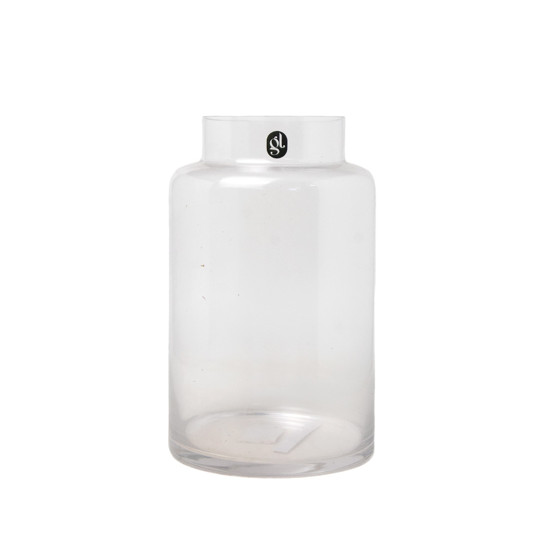 Imagem VASO DECORATIVO DE VIDRO TRANSPARENTE 16X11X26CM - GRILLO 52864