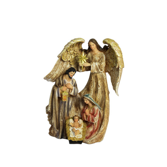 Imagem SAGRADA FAMÍLIA DECORATIVA EM RESINA 30X22X12CM - ARTESANATOS IRACEMA