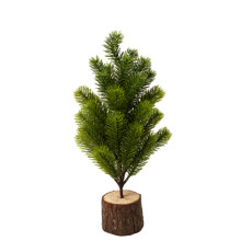 Imagem de MINI ÁRVORE DECORATIVA COR VERDE COM MARROM DE PLÁSTICO 38CM - GRILLO 58433 - Grillo Ltda