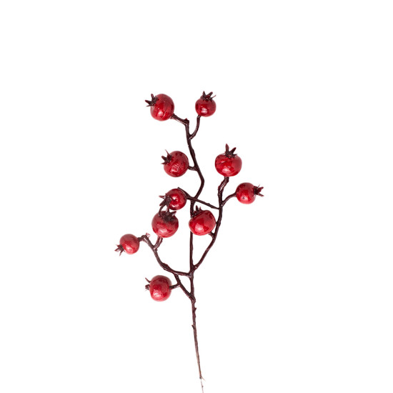 Imagem HASTE BERRIES DECORATIVO DE NATAL COR VERMELHO 30CM - GRILLO 56579