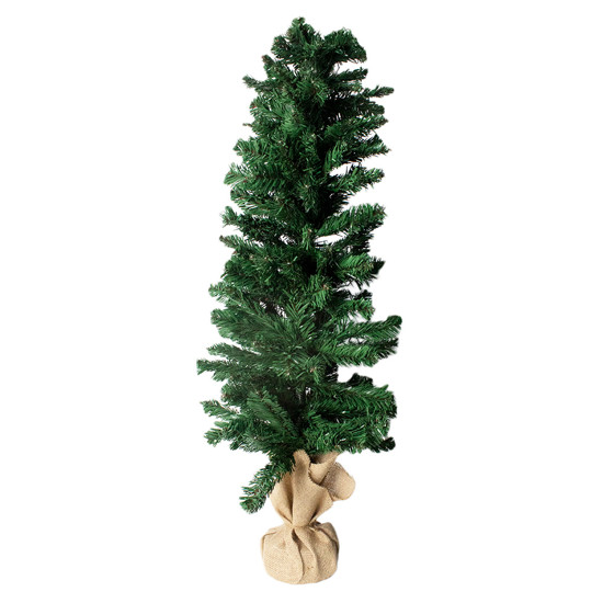 Imagem ÁRVORE NATALINA DECORATIVA VERDE EM PLÁSTICO 90X35X35 CM