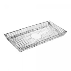 Imagem de TRAVESSA RETANGULAR GENEVA EM CRISTAL 2,5X27,5X14CM - WOLFF - Rojemac Impotacao E Exportacao Ltda