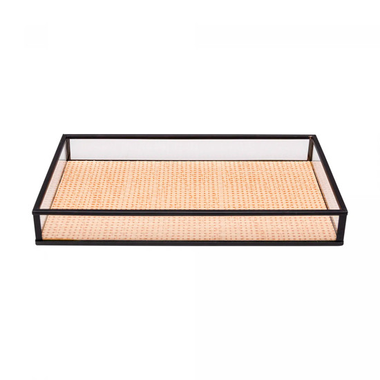 Imagem BANDEJA RETANGULAR DECORATIVA TOSCANA 3,5X20X10CM - WOLFF